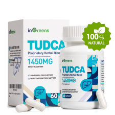 INGREENS POWERFUL 1450MG TUDCA LIVER SUPPORT SUPPLEMENT FOR DETOX & REPAIR, 60 CAPSULES