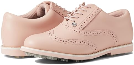 GFORE BROGUE GALLIVANTER BLUSH WOMEN'S GOLF SHOES SIZE 9 MEDIUM