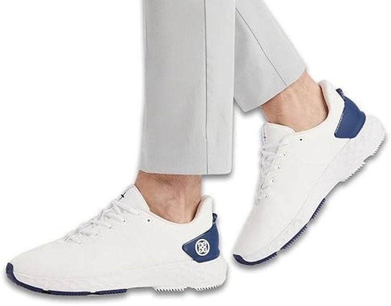 G/FORE MEN'S MG4+ GOLF SHOES SNOW/BLUEPRINT - CHOOSE YOUR SIZE