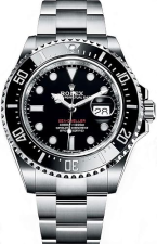 ROLEX SEA-DWELLER 43MM STAINLESS STEEL MEN'S WATCH WITH CERAMIC BEZEL - MODEL 126600BKSO