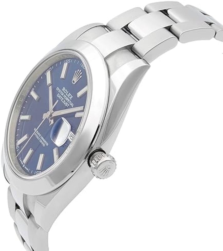 ROLEX DATEJUST 41 BLUE DIAL STAINLESS STEEL MEN'S WATCH | MODEL 126300BLSO