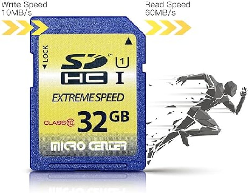 MICRO CENTER 32GB CLASS 10 SDHC FLASH MEMORY CARD 5-PACK FOR TRAIL CAMERAS