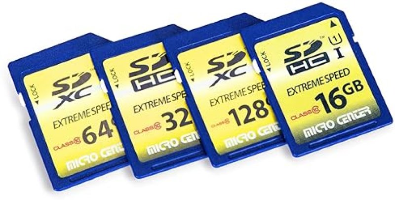 MICRO CENTER 32GB CLASS 10 SDHC FLASH MEMORY CARD 5-PACK FOR TRAIL CAMERAS