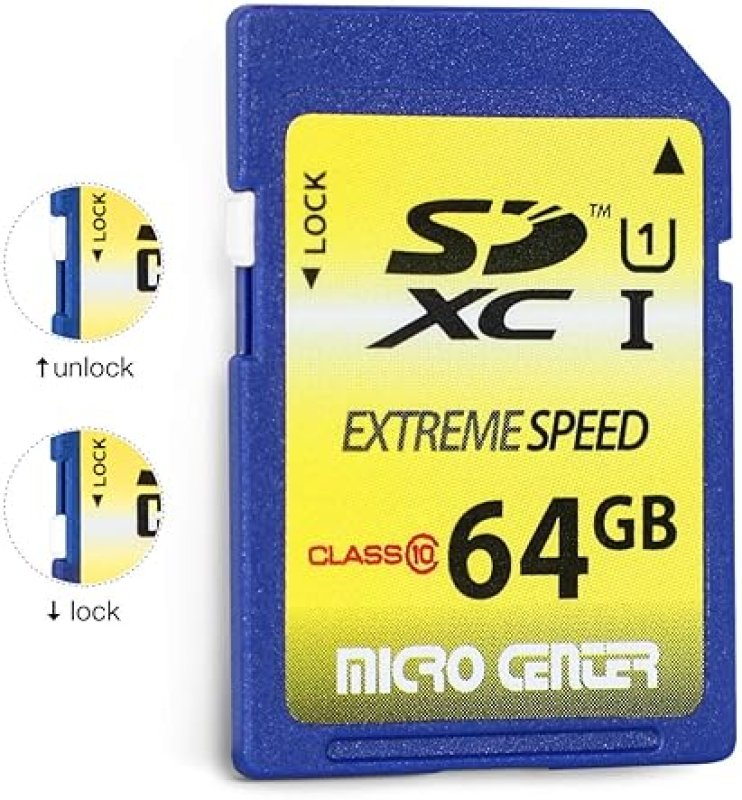 INLAND 64GB CLASS 10 SDXC MEMORY CARDS FOR TRAIL CAMERAS (2 PACK)