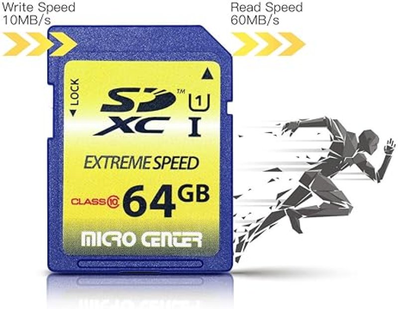INLAND 64GB CLASS 10 SDXC MEMORY CARDS FOR TRAIL CAMERAS (2 PACK)