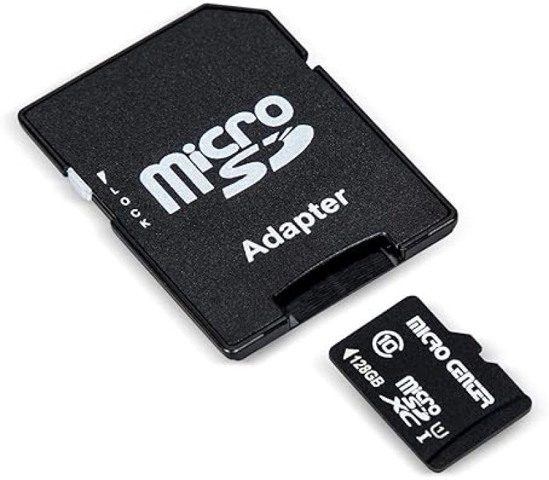 INLAND MICRO CENTER 128GB CLASS 10 MICROSDXC MEMORY CARD WITH ADAPTER - 80MB/S UHS-I FOR MOBILE DEVICE STORAGE