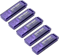 INLAND 5-PACK 64GB USB 3.0 FLASH DRIVES FOR DATA STORAGE - MICRO CENTER SUPERSPEED