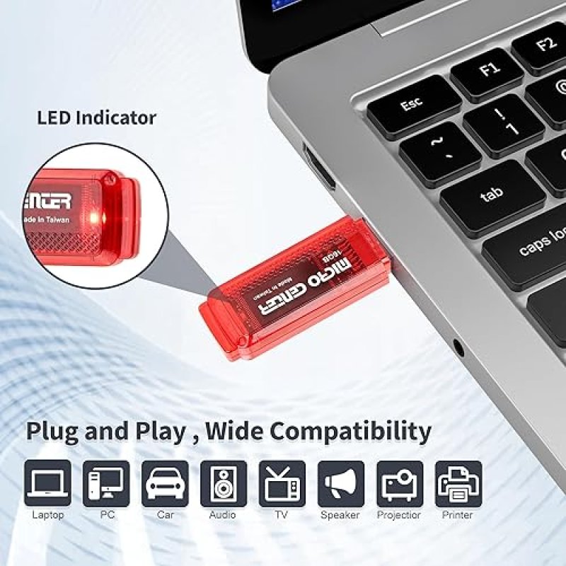 INLAND MICRO CENTER 16GB USB 3.0 FLASH DRIVE 5-PACK - HIGH-SPEED MEMORY STICK FOR DATA STORAGE