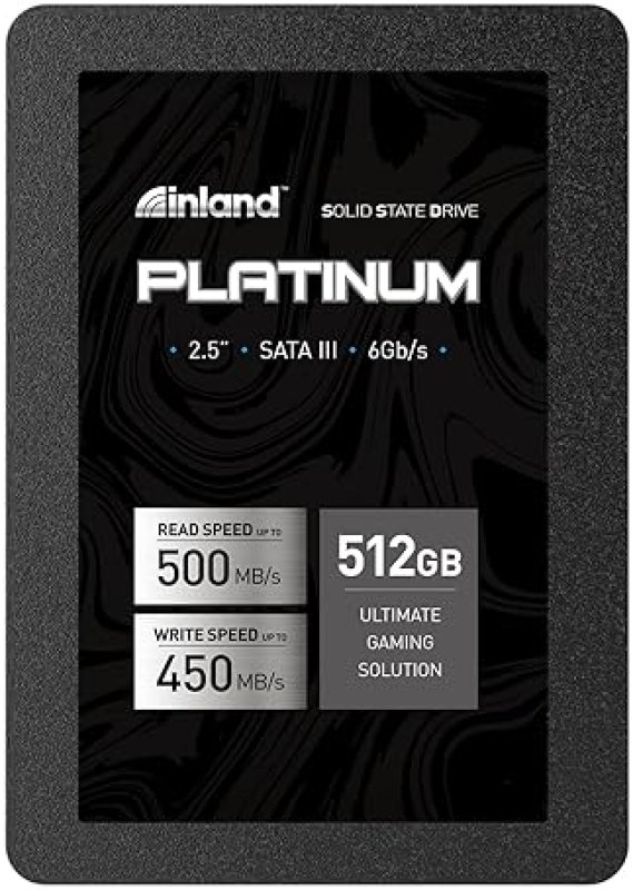 INLAND PLATINUM 512GB SSD SATA III 2.5" SOLID STATE DRIVE (512GB)