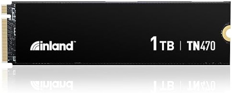 INLAND TN470 1TB GEN4 NVME M.2 SSD FOR GAMING, UP TO 7,200MB/S SPEED, LAPTOP & PC STORAGE