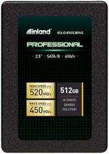 INLAND PROFESSIONAL 512GB SSD SATA III 2.5" INTERNAL SOLID STATE DRIVE