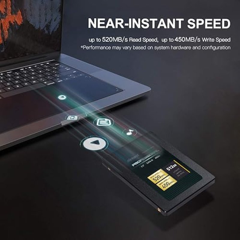 INLAND PROFESSIONAL 512GB SSD SATA III 2.5" INTERNAL SOLID STATE DRIVE