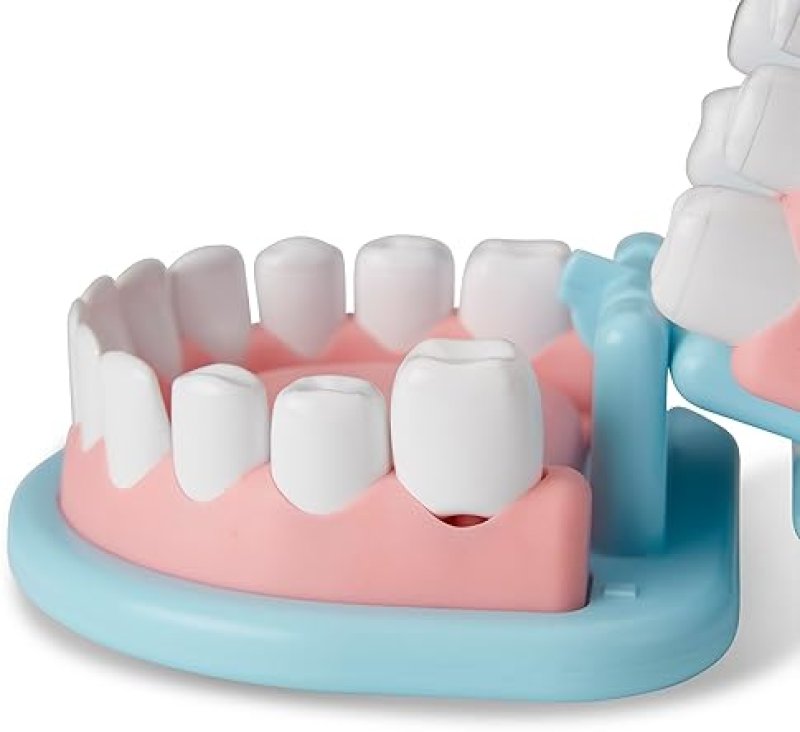 MELISSA & DOUG DENTIST KIT: PRETEND DENTAL PLAY SET WITH 25 TOY PIECES FOR KIDS 3+ YEARS