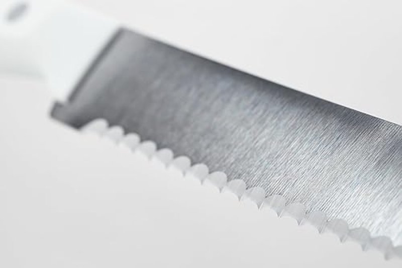 WUSTHOF  GOURMET WHITE 8 INCH BREAD KNIFE - PREMIUM QUALITY KITCHEN TOOL