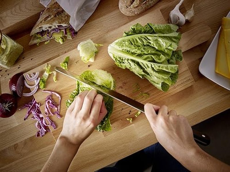 WUSTHOF GOURMET 8-INCH BREAD KNIFE IN BLACK - TOP QUALITY KITCHEN TOOL