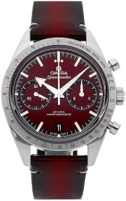 OMEGA SPEEDMASTER AUTOMATIC CHRONOGRAPH MEN'S WATCH WITH RED DIAL - 332.12.41.51.11.001