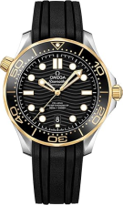 OMEGA SEAMASTER MEN'S WATCH BLACK DIAL AUTOMATIC CHRONOMETER - MODEL 210.22.42.20.01.001
