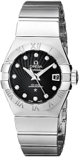 OMEGA WOMEN'S CONSTELLATION CO-AXIAL AUTOMATIC 27MM SILVER-TONE SWISS WATCH