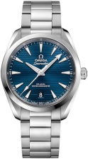 OMEGA SEAMASTER AQUA TERRA MEN'S WATCH BLUE DIAL AUTOMATIC