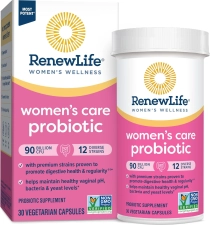 RENEW LIFE PREMIUM WOMEN'S PROBIOTIC | 30 VEGAN CAPSULES | 90 BILLION CFU |