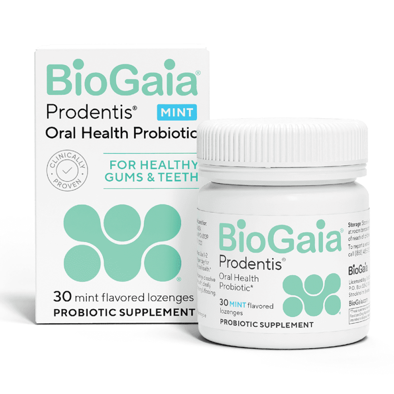 BIOGAIA ORAL HEALTH PROBIOTIC FOR HEALTHY GUMS & TEETH DEFENSE - MINT