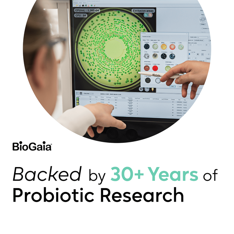 BIOGAIA ORAL HEALTH PROBIOTIC FOR HEALTHY GUMS & TEETH DEFENSE - MINT