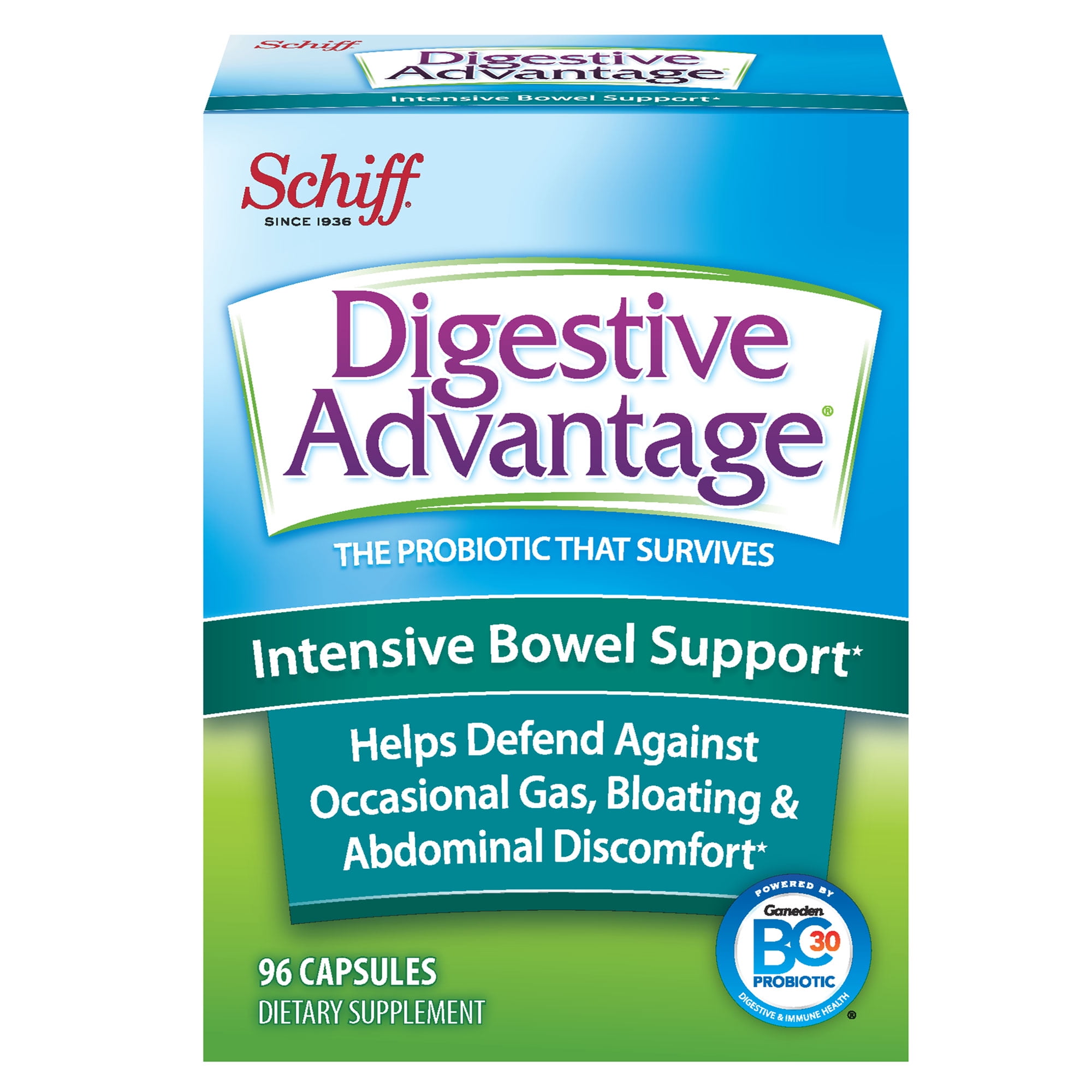 DIGESTIVE ENZYME SUPPLEMENT - 96 CAPSULES FOR INTENSIVE BOWEL SUPPORT
