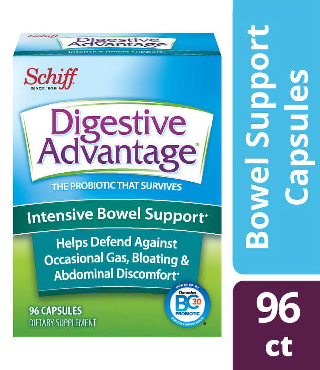 DIGESTIVE ENZYME SUPPLEMENT - 96 CAPSULES FOR INTENSIVE BOWEL SUPPORT