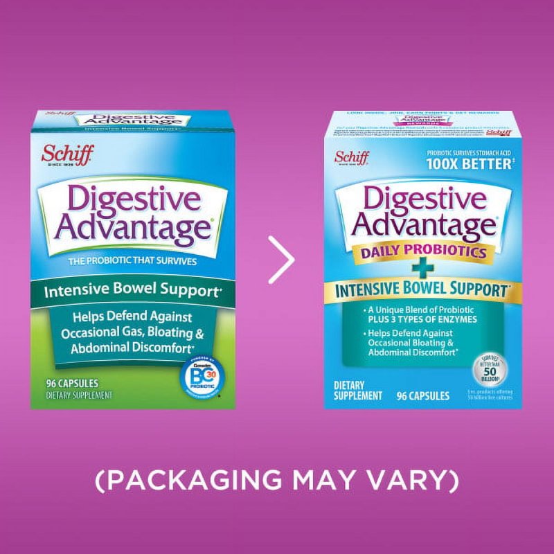 DIGESTIVE ENZYME SUPPLEMENT - 96 CAPSULES FOR INTENSIVE BOWEL SUPPORT