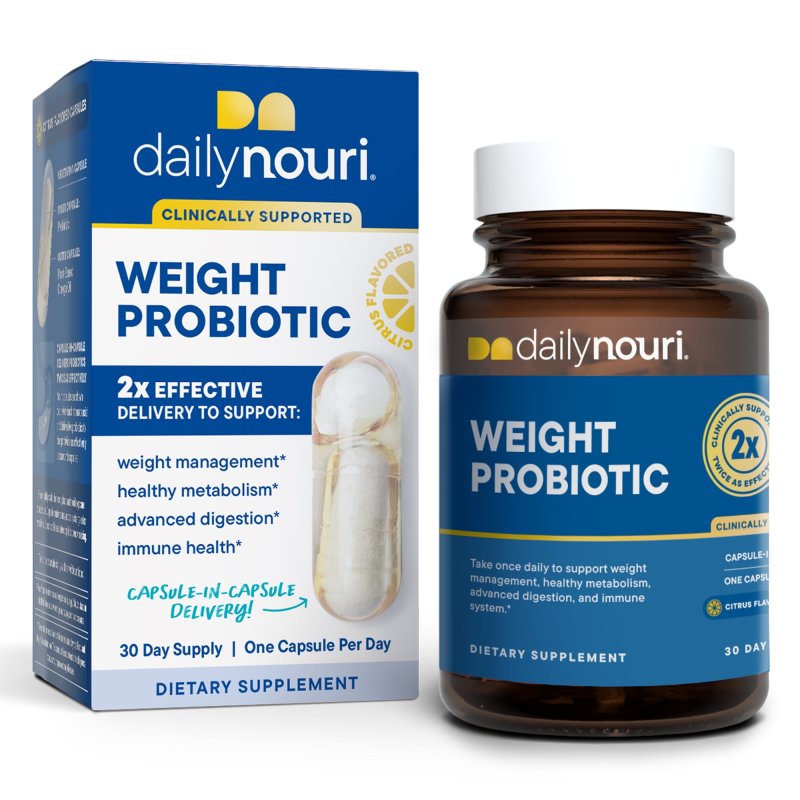 NOURI WEIGHT PROBIOTIC & VEGAN AHIFLOWER OMEGA CAPSULES, 30-DAY SUPPLY