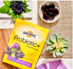 SUNSWEET PROBIOTIC+ ELDERBERRY PRUNES, 6OZ POUCH BAG - NATURAL FLAVOR