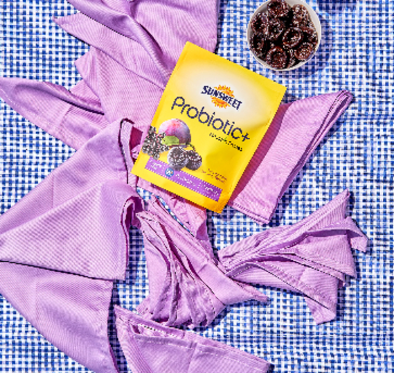 SUNSWEET PROBIOTIC+ ELDERBERRY PRUNES, 6OZ POUCH BAG - NATURAL FLAVOR