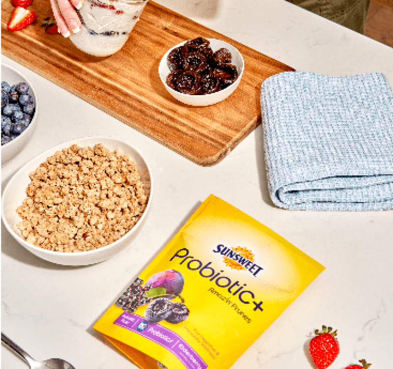 SUNSWEET PROBIOTIC+ ELDERBERRY PRUNES, 6OZ POUCH BAG - NATURAL FLAVOR