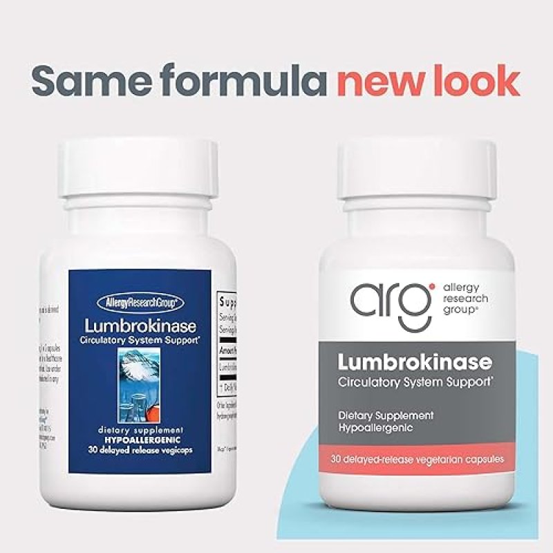 LUMBROKINASE SUPPLEMENT FOR CIRCULATORY HEALTH - 30 DELAYED RELEASE CAPSULES