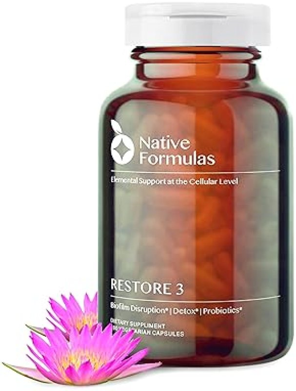 NATIVE FORMULAS PROTEOLYTIC ENZYME & PROBIOTIC BLEND SUPPLEMENT - 60 CAPSULES - BIOFILM DISRUPTION FOR GI HEALTH