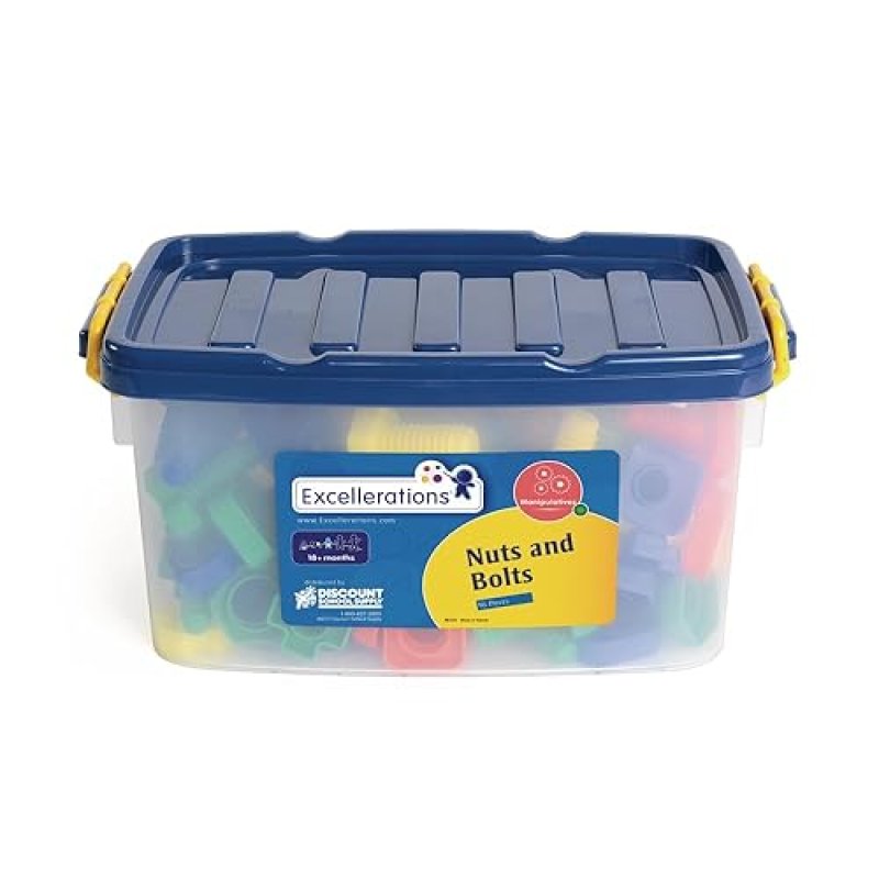 DISCOUNT STEM BUILDING TOYS SET FOR AGES 3 AND UP - 3 CONSTRUCTION SETS IN STORAGE BIN