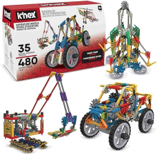 K'NEX ADVENTURE WHEELS BUILDING SET - 480 PIECES, STEM CREATIVE CONSTRUCTION - AGES 7+