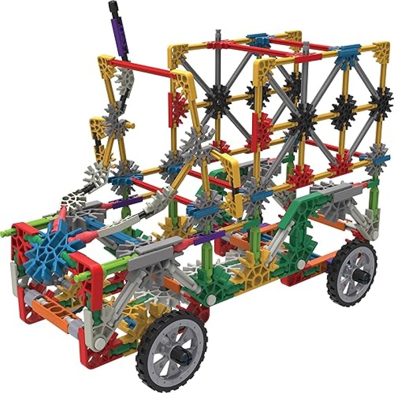 K'NEX ADVENTURE WHEELS BUILDING SET - 480 PIECES, STEM CREATIVE CONSTRUCTION - AGES 7+