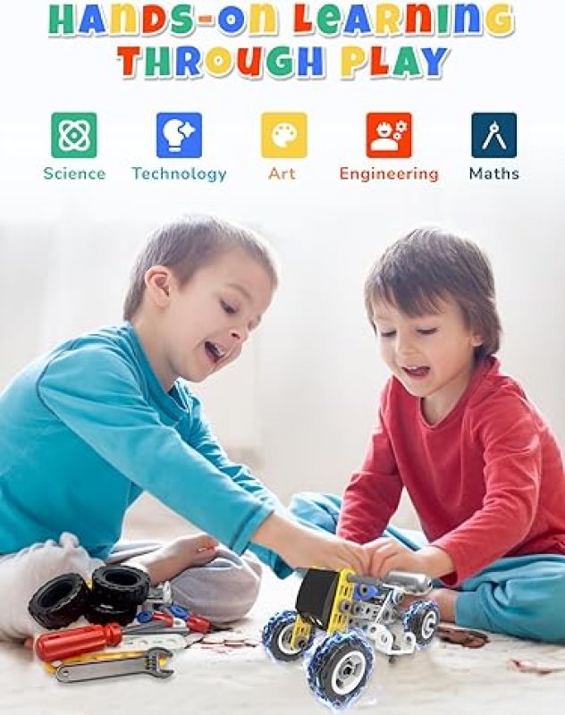 SHANTOU CHENGHAI ELECTRIC STEM BUILDING TOYS FOR BOYS 4-8 YEARS - EDUCATIONAL RACING SCIENCE KIT - CREATIVE GIFT