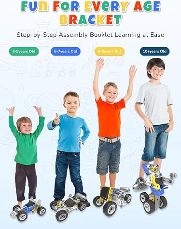 SHANTOU CHENGHAI ELECTRIC STEM BUILDING TOYS FOR BOYS 4-8 YEARS - EDUCATIONAL RACING SCIENCE KIT - CREATIVE GIFT