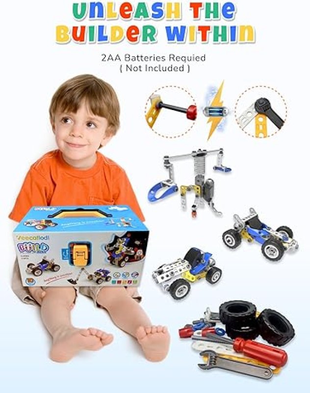 SHANTOU CHENGHAI ELECTRIC STEM BUILDING TOYS FOR BOYS 4-8 YEARS - EDUCATIONAL RACING SCIENCE KIT - CREATIVE GIFT