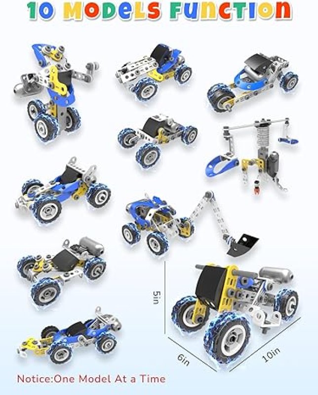 SHANTOU CHENGHAI ELECTRIC STEM BUILDING TOYS FOR BOYS 4-8 YEARS - EDUCATIONAL RACING SCIENCE KIT - CREATIVE GIFT