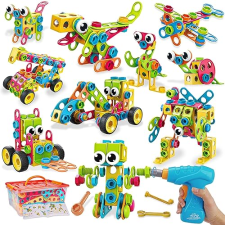 BASYTODIO 199-PIECE STEM BUILDING BLOCKS TOY SET FOR AGES 3-8, EDUCATIONAL GIFT FOR BOYS AND GIRLS, CONSTRUCTION GAMES