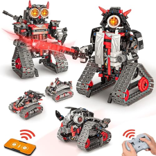 OPMIND STEM RC ROBOT BUILDING KIT - 5-IN-1 SAMURAI/NINJA BLOCKS - 419 PCS - DIY SCIENCE TOY GIFT - AGES 6-12+
