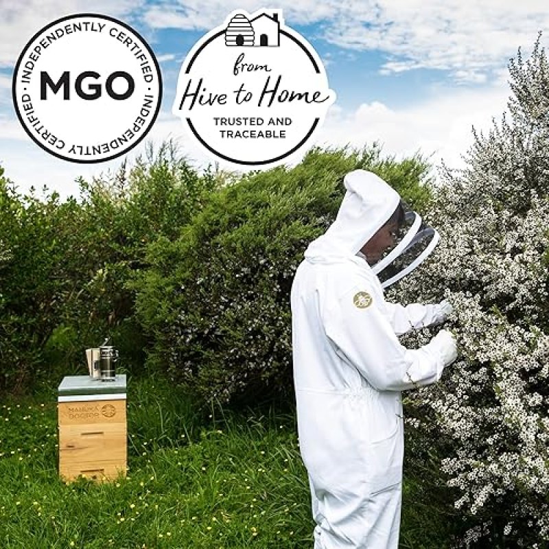 MANUKA DOCTOR MGO 525+ MONOFLORAL MANUKA HONEY, 100% PURE NZ, CERTIFIED, RAW (8.75 OZ)