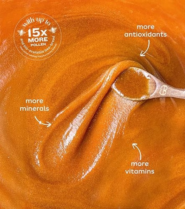 STEENS PURE & RAW STEENS MANUKA HONEY - MGO 830+ - UMF 20+ - 17.6 OZ - NEW ZEALAND