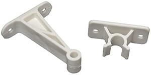 RV DESIGNER E241 WHITE DOOR HOLDER - 3 INCH, STURDY DESIGN