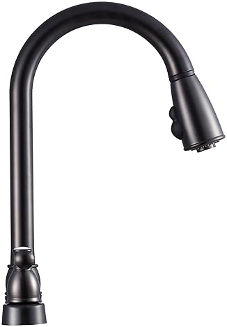 DURA FAUCET DF-PK350L-VB LOW WEIGHT METALLIC PLATING OVER ABS PLASTIC RESIN TWO-HANDLE PULL-DOWN RV