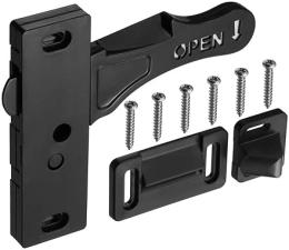 MIADY RV SCREEN DOOR LATCH RIGHT HAND HANDLE KIT FOR RVS, TRAILER, CAMPER, MOTOR HOME, CARGO TRAILER