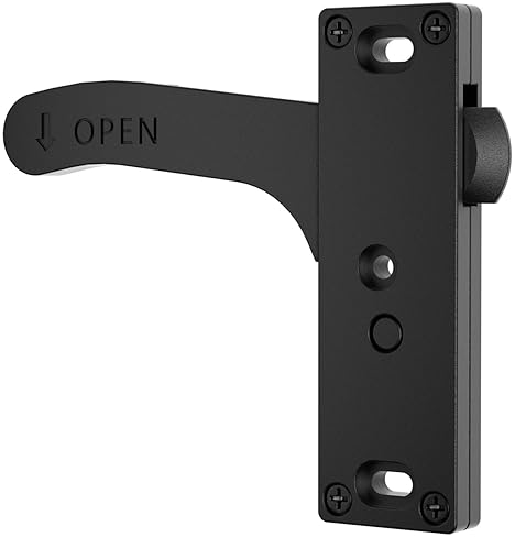 SAFONER ALUMINUM RV SCREEN DOOR LATCH REPLACEMENT KIT - RIGHT HANDLE FOR TRAVEL TRAILER, CAMPER, MOTORHOME - RV ACCESSORIES
